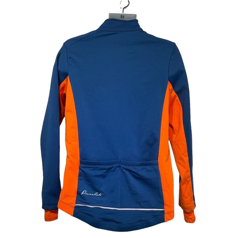 przewalski cycling thermal jacket Orange Blue Full Zip - Picture 2 of 6